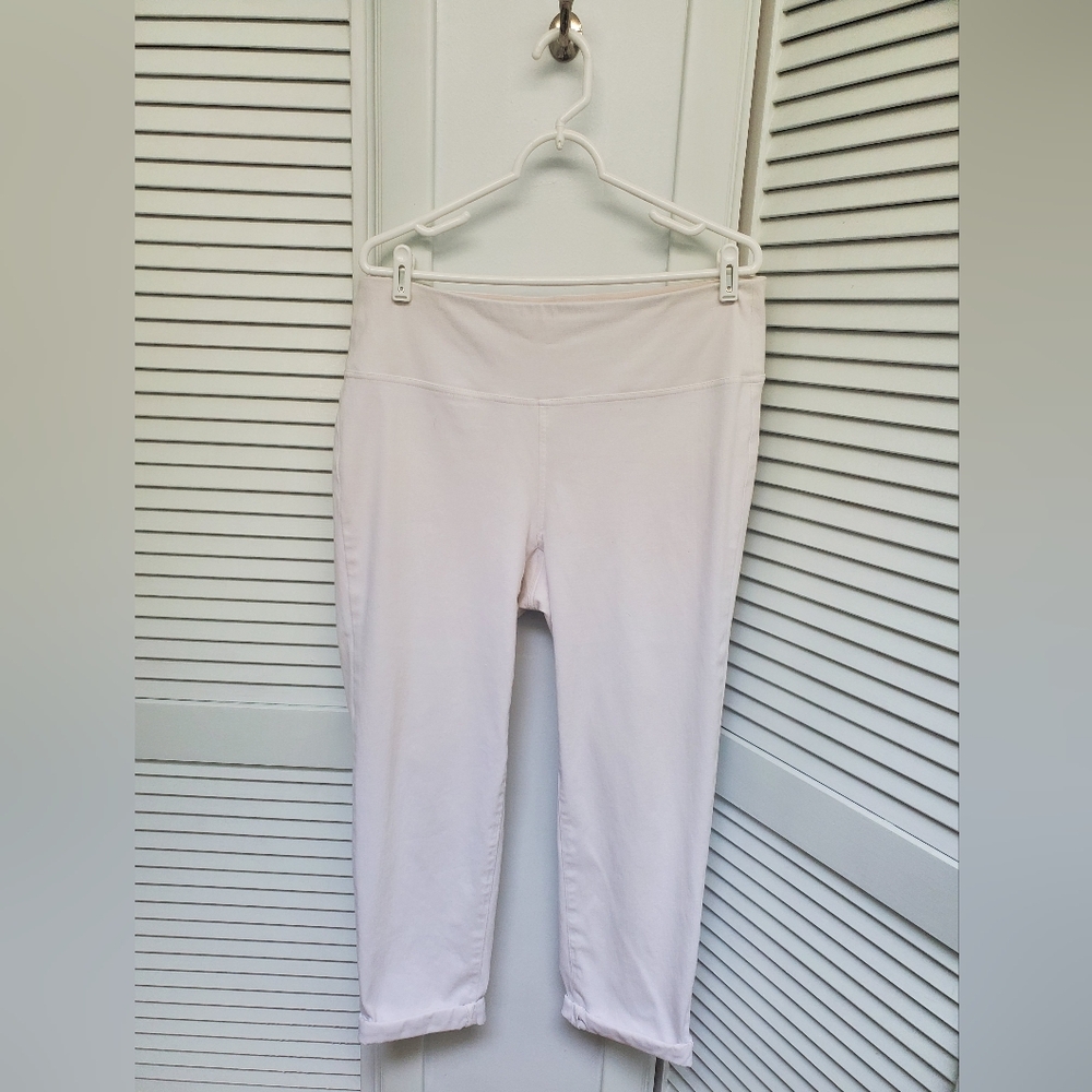 J.Jill XL Wearever White Boyfriend Jeans